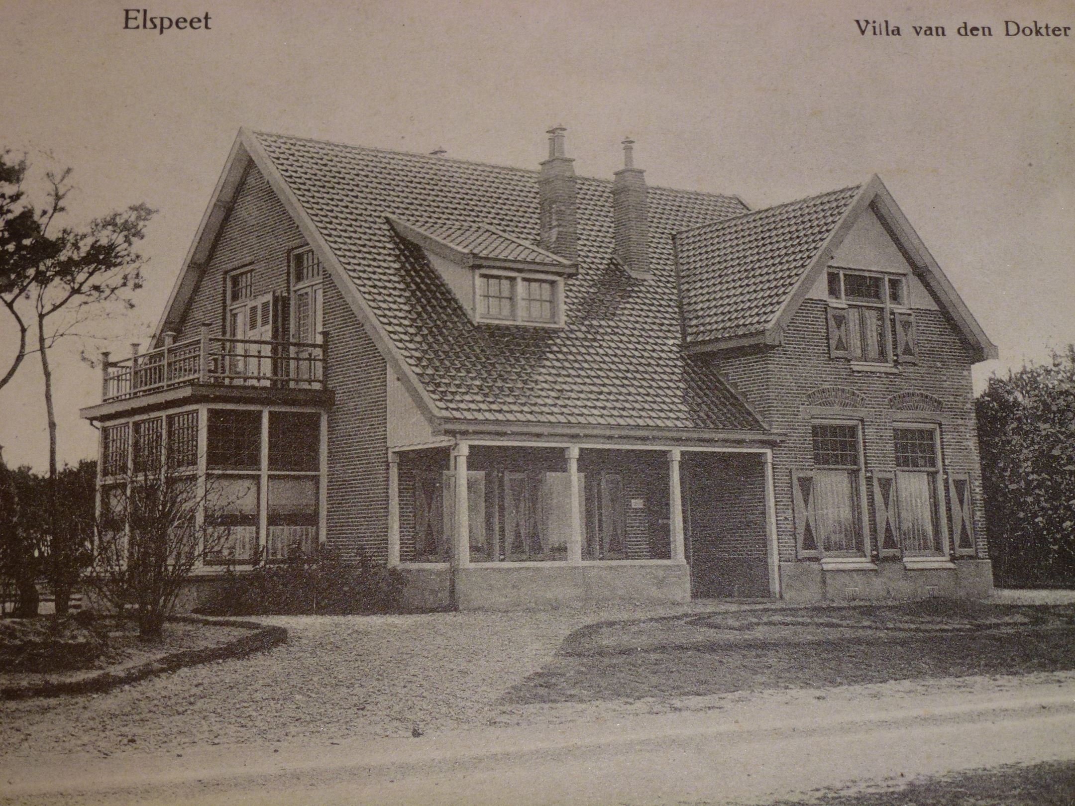 Het huis begin 1900